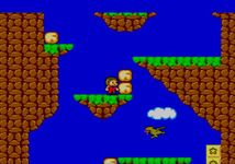 une photo d'Ã©cran de Alex Kidd in Miracle World sur Sega Master System